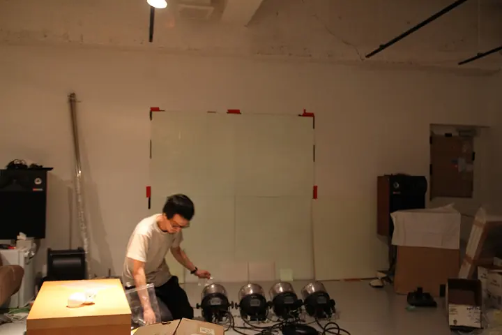 live visuals for Evala at UNIT making