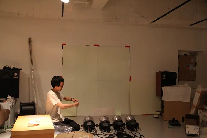 live visuals for Evala at UNIT making