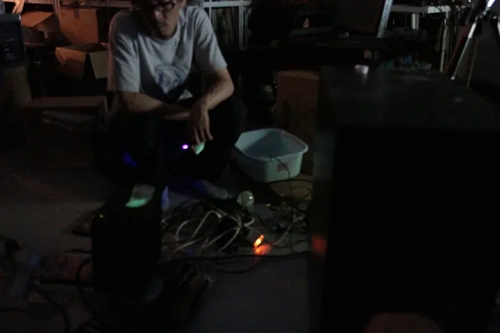 live visuals for Evala at UNIT making