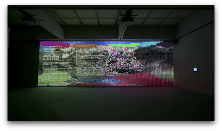 “Gold Rush” – Visualization + Sonification of Opensea activity