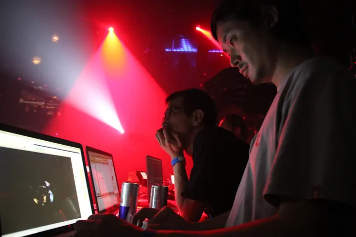 live visuals for KeizoMach!ne at Womb