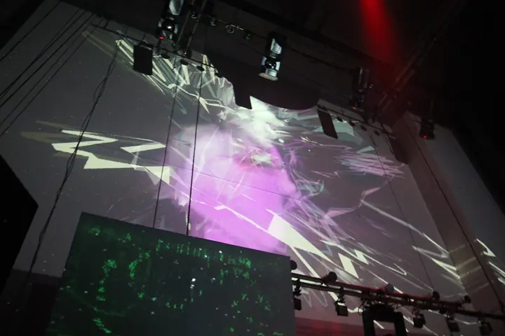 live visuals for KeizoMach!ne at Womb