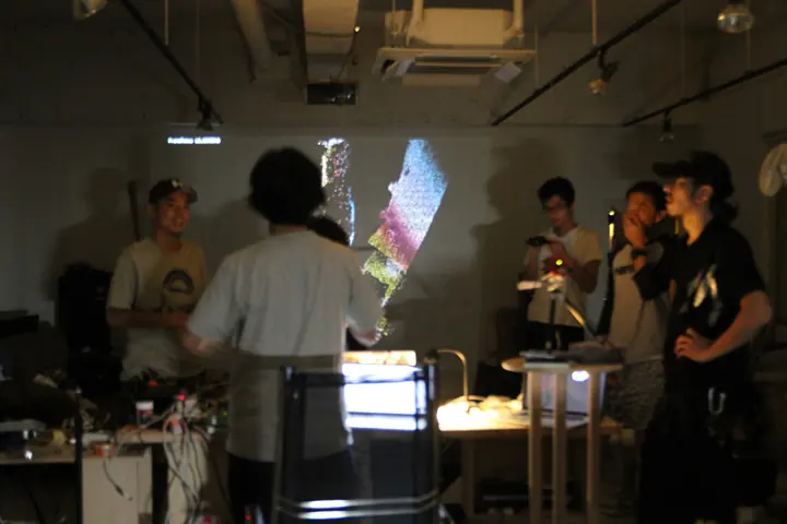 live visuals for KeizoMach!ne at Womb