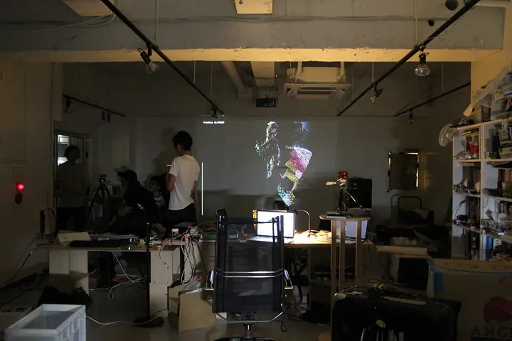 live visuals for KeizoMach!ne at Womb