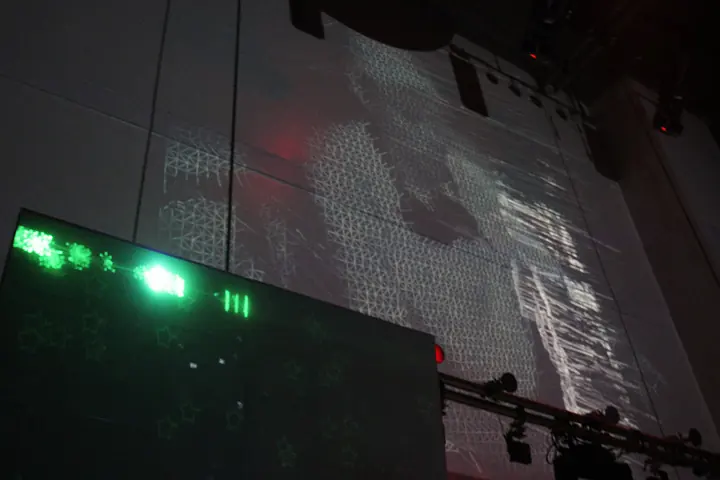live visuals for KeizoMach!ne at Womb