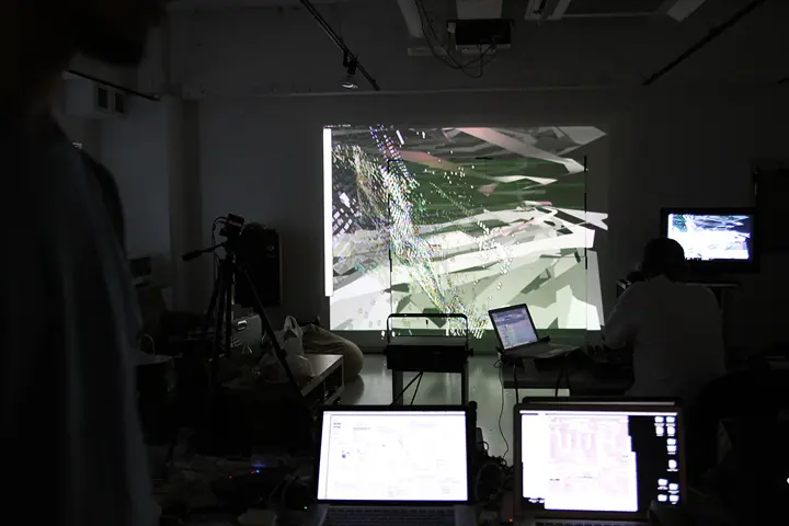 live visuals for KeizoMach!ne at Womb