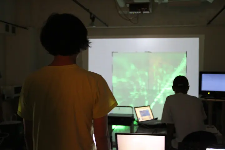 live visuals for KeizoMach!ne at Womb