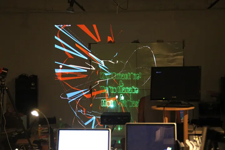 live visuals for KeizoMach!ne at Womb