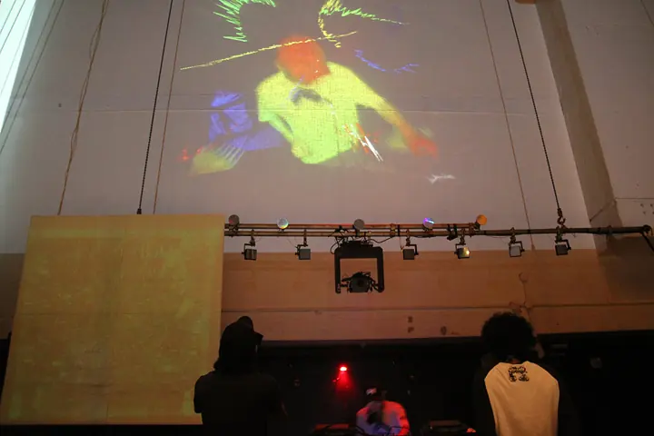 live visuals for KeizoMach!ne at Womb