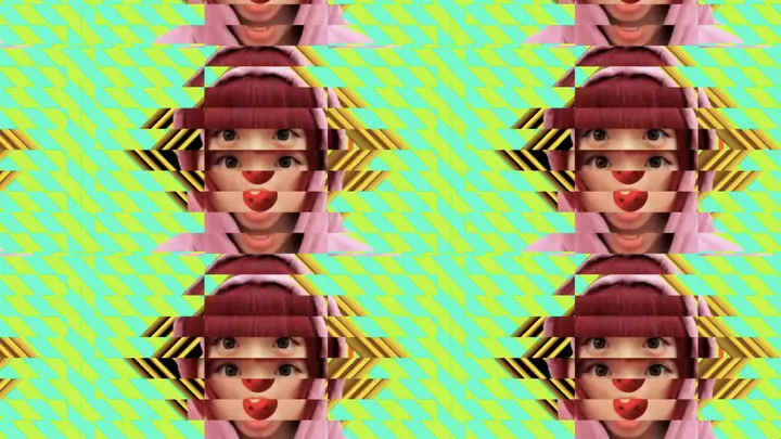 kyary + facetracking + glitch
