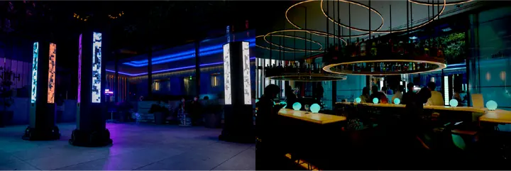 Nosaj Thing x Daito Manabe light sync device by Rhizomatiks