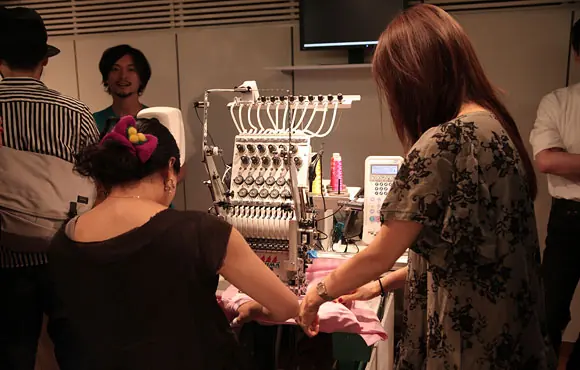 Pa++ern esoteric language for embroidery