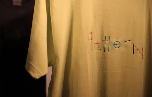 Pa++ern esoteric language for embroidery