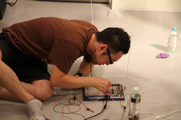 interactive system for “1 2 3 4 5 6 7 8 9 10″ and “Perfume’s Rule”