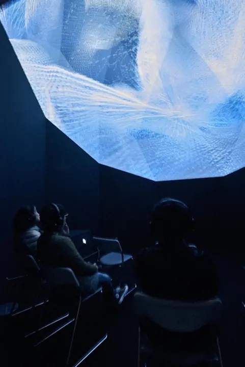 \"phenomena – dome version\" ー Daito Manabe + Satoshi Horii