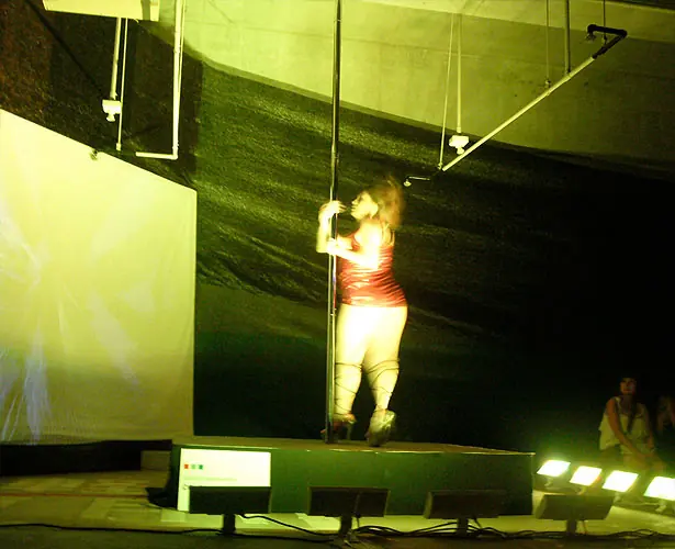 Interactive Lighting System for a Poledance