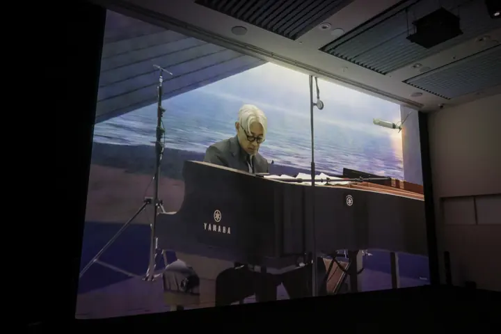 Tribute to RYUICHI SAKAMOTO - Generative MV @NTT InterCommunication Center [ICC]