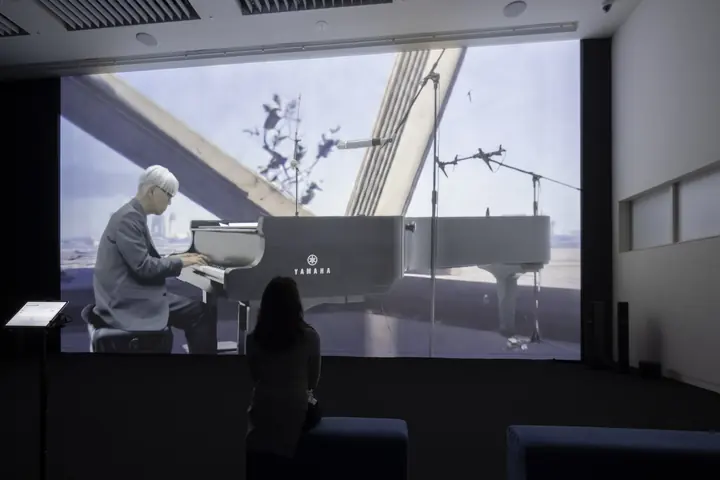 Tribute to RYUICHI SAKAMOTO - Generative MV @NTT InterCommunication Center [ICC]