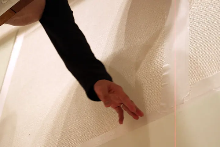 UV laser fade out at 大分市美術館