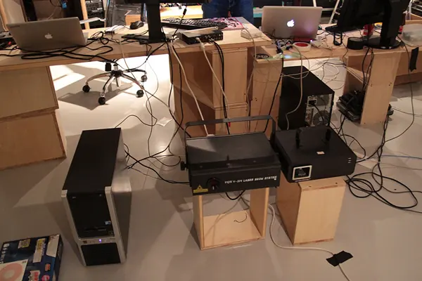 UV laser fade out test